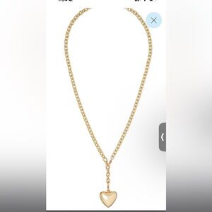 The Mini Puffy Heart Charm Necklace
